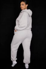 衣類 House of CB スカイ ライトグレー バック フリース ジョギング パンツ 0N8J944 - Image 11