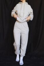 衣類 House of CB スカイ ライトグレー バック フリース ジョギング パンツ 0N8J944 - Image 12