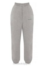 衣類 House of CB スカイ ライトグレー バック フリース ジョギング パンツ 0N8J944 - Image 4