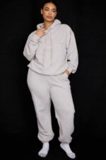 衣類 House of CB スカイ ライトグレー バック フリース ジョギング パンツ 0N8J944 - Image 10