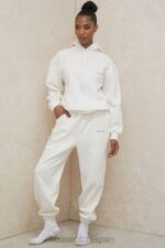 衣類 House of CB スカイオフホワイトフリースバックジョギングパンツ 0N8J999 - Image 4