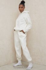 衣類 House of CB スカイオフホワイトフリースバックジョギングパンツ 0N8J999 - Image 5