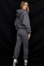 衣類 House of CB スカイダークグレーフリースバックジョギングパンツ 0N8J945 - Image 5