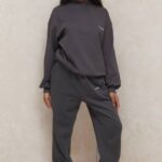衣類 House of CB スカイチャコールフリースバックジョギングパンツ 0N8J998