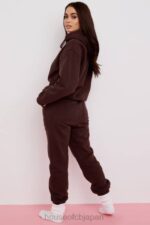 衣類 House of CB スカイチョコレートフリースバックジョギングパンツ 0N8J975 - Image 12