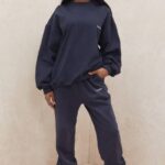 衣類 House of CB スカイネイビーフリースバックジョギングパンツ 0N8J1007