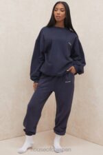衣類 House of CB スカイネイビーフリースバックジョギングパンツ 0N8J1007 - Image 5