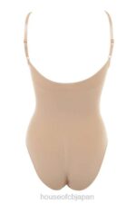 衣類 House of CB スカルプティング フル ブリーフ ボディスーツ アーモンド 0N8J1274 - Image 4