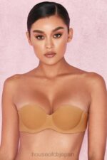 衣類 House of CB ストラップレス バックレス モールド スティッキー ブラジャー - キャラメル 0N8J1279 - Image 2