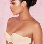 衣類 House of CB ストラップレス バックレス モールド スティッキー ブラジャー - ベージュ 0N8J1317