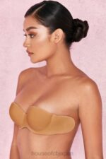 衣類 House of CB ストラップレス バックレス モールド スティッキー ブラジャー - キャラメル 0N8J1279 - Image 5