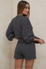 衣類 House of CB ストラータ チャコール ロングスリーブトップ 0N8J784 - Image 11
