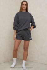 衣類 House of CB ストラータ チャコール ロングスリーブトップ 0N8J784 - Image 8