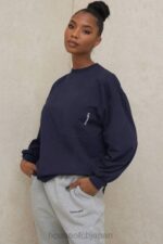 衣類 House of CB ストラータ ネイビー長袖トップ 0N8J787 - Image 11