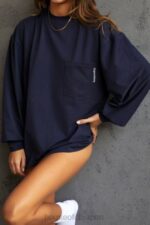 衣類 House of CB ストラータ ネイビー長袖トップ 0N8J787 - Image 3