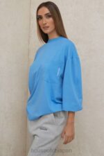 衣類 House of CB ストラータブルー長袖トップ 0N8J785 - Image 6