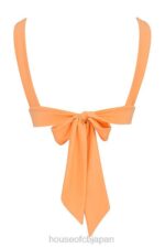 衣類 House of CB セイシェル ライトオレンジ タイバック ビキニトップ 0N8J1166 - Image 9