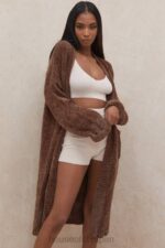 衣類 House of CB セリーヌ チョコレートシェニールスラウチカーディガン 0N8J1048 - Image 19
