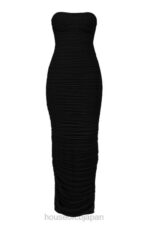 衣類 House of CB ソフィア ブラック メッシュ ストラップレス マキシ ドレス 0N8J492 - Image 12