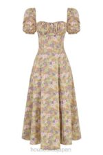 衣類 House of CB タルラ ピオニー プリント パフスリーブ ミディ サンドレス 0N8J428 - Image 8
