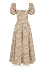 衣類 House of CB タルラ ピオニー プリント パフスリーブ ミディ サンドレス 0N8J428 - Image 10