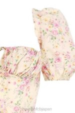 衣類 House of CB タルラ レモンフローラル パフスリーブ ミディサンドレス 0N8J617 - Image 9