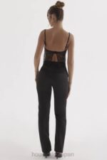 衣類 House of CB タンジーブラックサテンパンツ 0N8J870 - Image 6