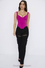 衣類 House of CB ダナ フクシア ボーンド コルセット トップ 0N8J75 - Image 6