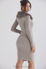 衣類 House of CB ダリア ベージュ カシミア カーディガン 0N8J694 - Image 12