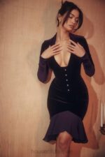 衣類 House of CB ダーナ ダークパープル ベルベット コルセット ドレス 0N8J327 - Image 12