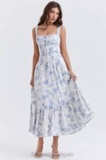 衣類 House of CB チカブルーの花柄トップ 0N8J678 - Image 6