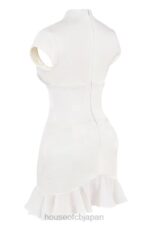 衣類 House of CB ティアナ アイボリー フリル コルセット ドレス 0N8J401 - Image 8