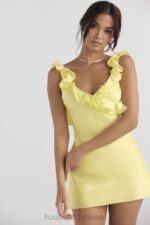 衣類 House of CB ティンク バターカップ サテン フリル ミニドレス 0N8J443 - Image 11