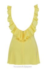 衣類 House of CB ティンク バターカップ サテン フリル ミニドレス 0N8J443 - Image 9