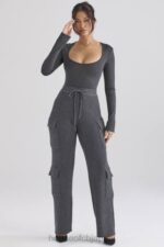 衣類 House of CB ティーチャコールニットユーティリティパンツ 0N8J878 - Image 2