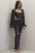 衣類 House of CB テート カーボン ヴィンテージ フィット アンティーク ウォッシュ ジーンズ 0N8J644 - Image 7