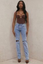 衣類 House of CB テートブルー ヴィンテージフィット アンティークウォッシュ ジーンズ 0N8J642 - Image 2
