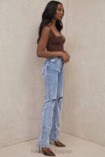 衣類 House of CB テートブルー ヴィンテージフィット アンティークウォッシュ ジーンズ 0N8J642 - Image 5