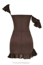 衣類 House of CB ディオンヌ エスプレッソ フリル コルセット ミニドレス 0N8J416 - Image 6