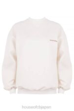 衣類 House of CB トミー オフホワイト オーバーサイズ クルーネック スウェットシャツ 0N8J799 - Image 5