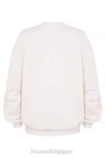 衣類 House of CB トミー オフホワイト オーバーサイズ クルーネック スウェットシャツ 0N8J799 - Image 7