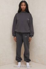 衣類 House of CB トミー チャコール オーバーサイズ クルーネック スウェットシャツ 0N8J801 - Image 9