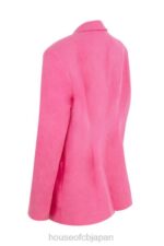 衣類 House of CB ドミナ ピンク オーバーサイズ リネン ブレンド ブレザー 0N8J1051 - Image 6