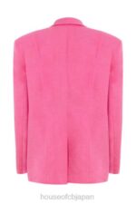衣類 House of CB ドミナ ピンク オーバーサイズ リネン ブレンド ブレザー 0N8J1051 - Image 7
