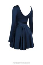 衣類 House of CB ドミニク ネイビー プランジ ミニドレス 0N8J159 - Image 4