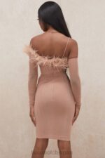 衣類 House of CB ナイラ ブラッシュ メッシュ コルセット ドレス 0N8J589 - Image 5