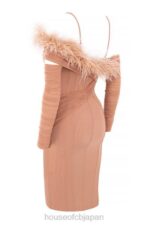 衣類 House of CB ナイラ ブラッシュ メッシュ コルセット ドレス 0N8J589 - Image 9