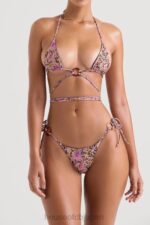 衣類 House of CB ナクソス プルーン リバーシブル ホルター ビキニ トップ 0N8J1194 - Image 6