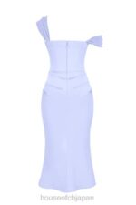 衣類 House of CB ナタリア スカイ サテン コルセット ミディドレス 0N8J449 - Image 10