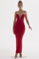 衣類 House of CB ナヤラ レッドローズ マキシスカート 0N8J875 - Image 5